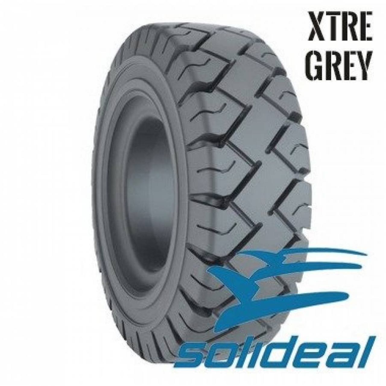Solideal 8.15-15 (28x9-15) Xtreme Dolgu İz Bırakmayan Gri Forklift Lastiği